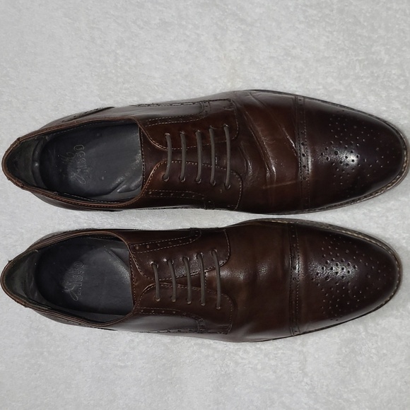 Johnston & Murphy Ellsworth Cap Toe Dress Shoes Size 13 Men's - Picture 3 of 9